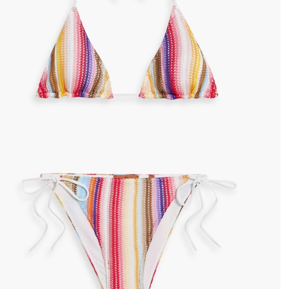 Missoni Crochet knit bikini size 38